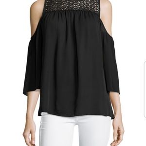 Michael Kors off shoulder lace top blouse
